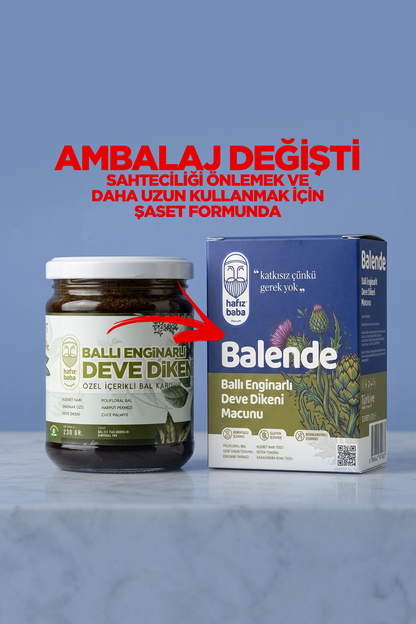 BALENDE - Ballı Enginarlı Deve Dikeni Macunu 15'li Şaset